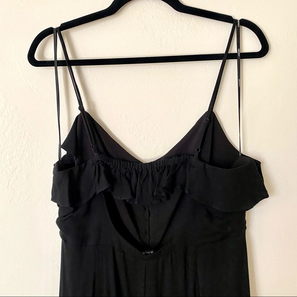 [ Sold ] Black Boho Button-up Maxi Dress by Forever 21, Large - Picture 6 of 8